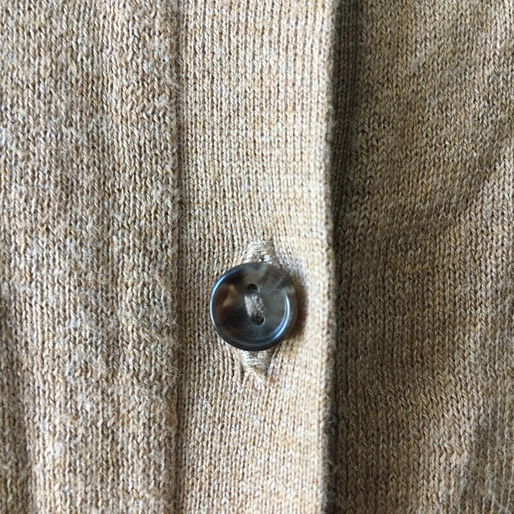 Tortoise Button Cardigan - Picture 2 of 4